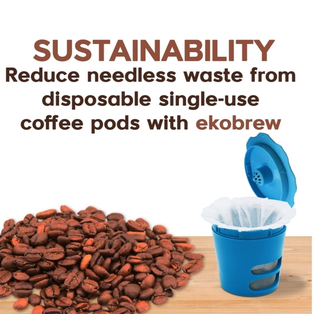 Ekobrew Paper Coffee Filters - 200 Count - Picture 4 of 10